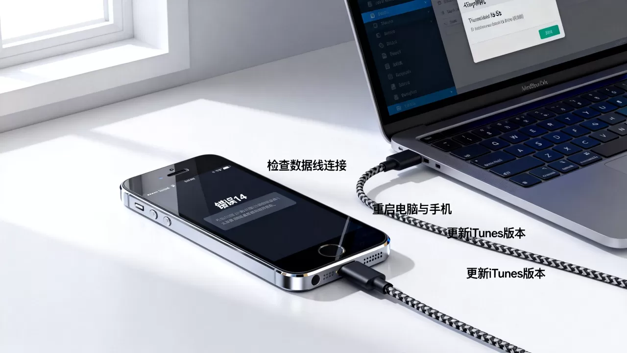 5s刷机报错14怎么办，iPhone 5s刷机失败