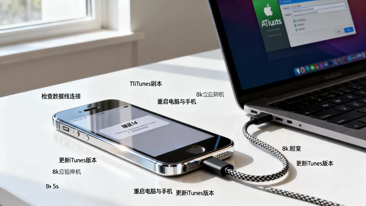 5s刷机报错14怎么办，iPhone 5s刷机失败