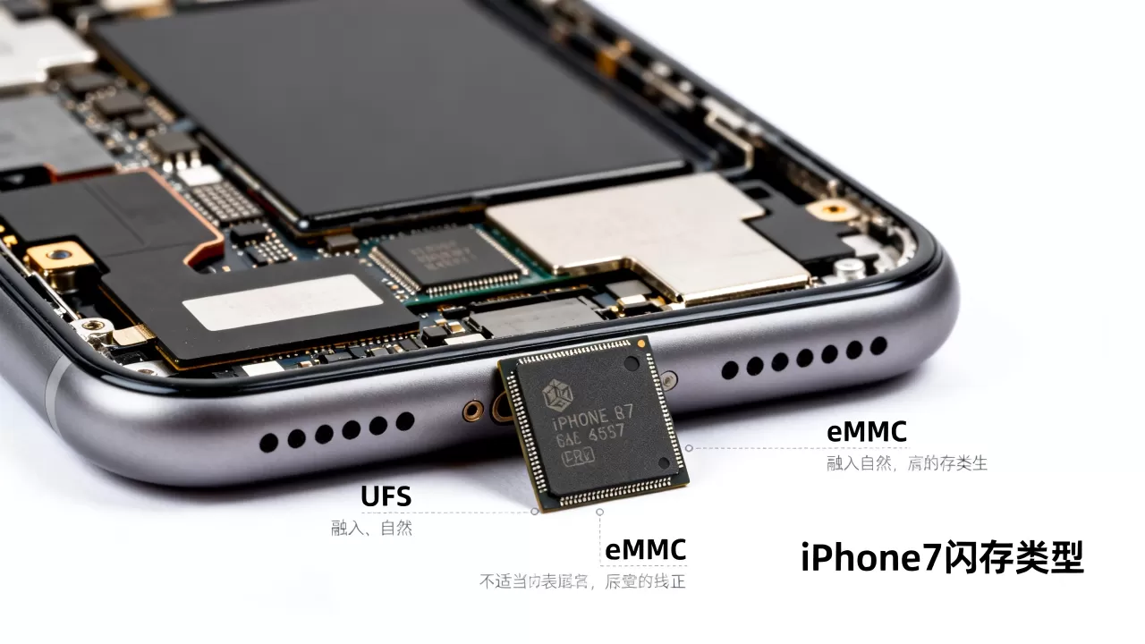 iphone7是ufs还是emmc，iphone7闪存类型