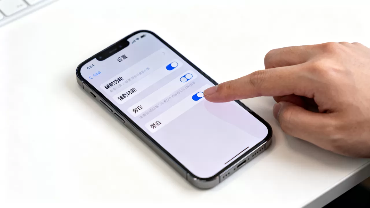 iphone怎么关闭盲人模式,iphone关闭旁白 iphone怎么关闭盲人模式,iphone关闭旁白