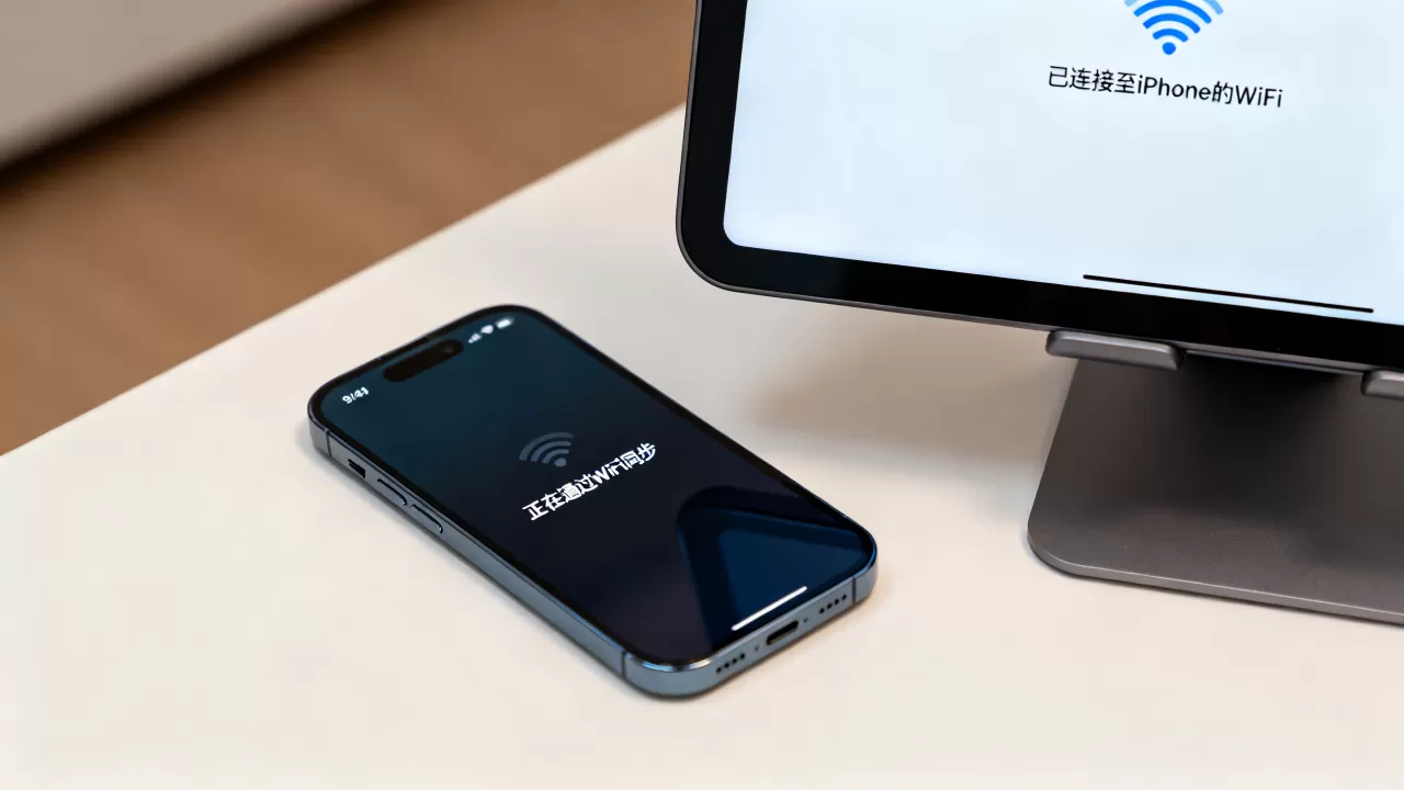 通过wifi与iphone同步，如何通过wifi与iphone同步