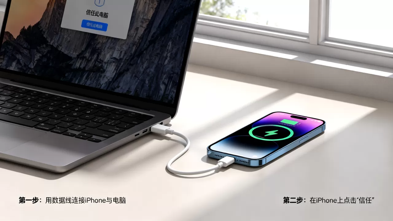 电脑和iphone怎么连接,iphone连接电脑教程 电脑和iphone怎么连接,iphone连接电脑教程