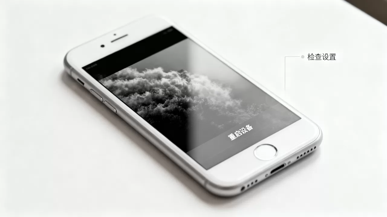 iphone6变黑白怎么办，iphone6屏幕变黑白