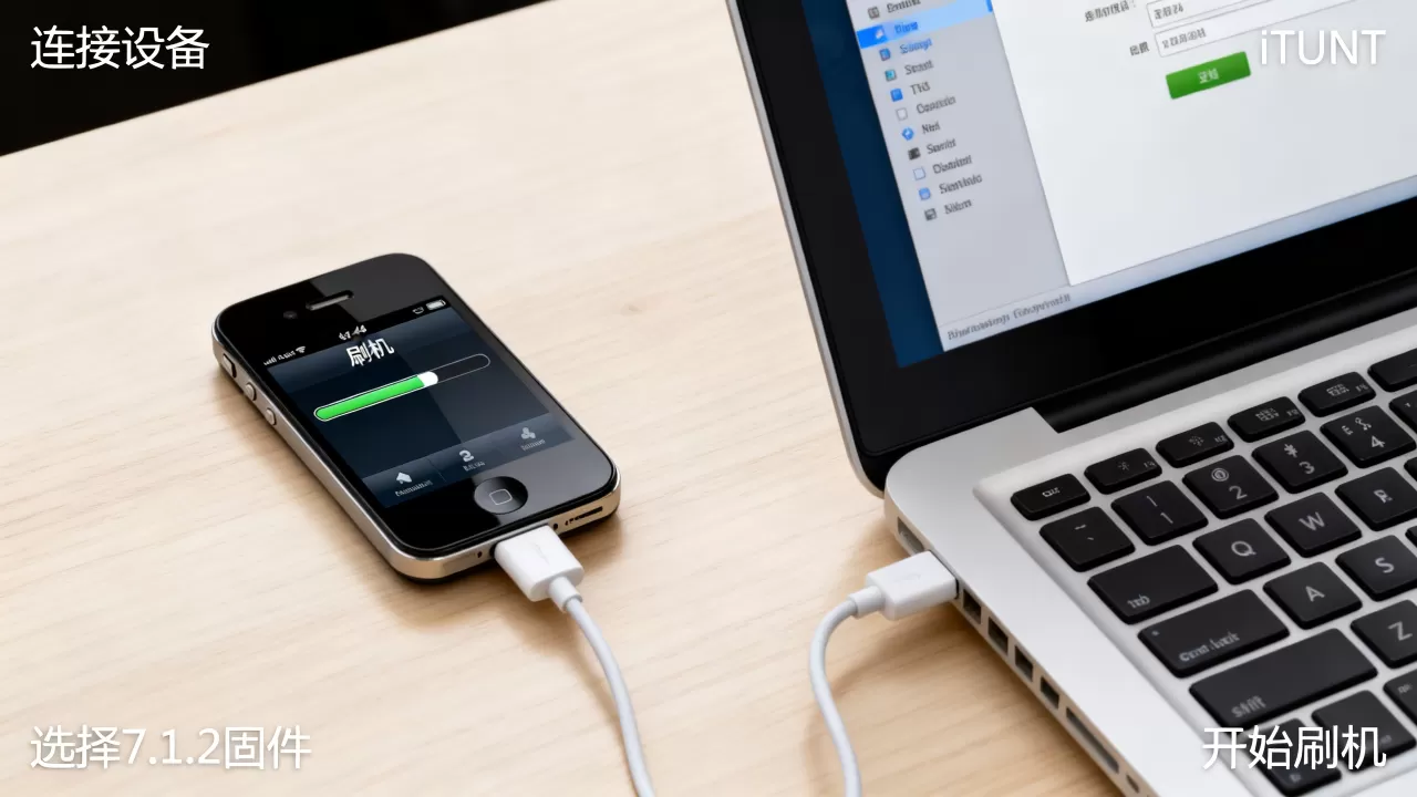 iphone4s 7.1.2 刷机教程，iphone4s降级7.1.2
