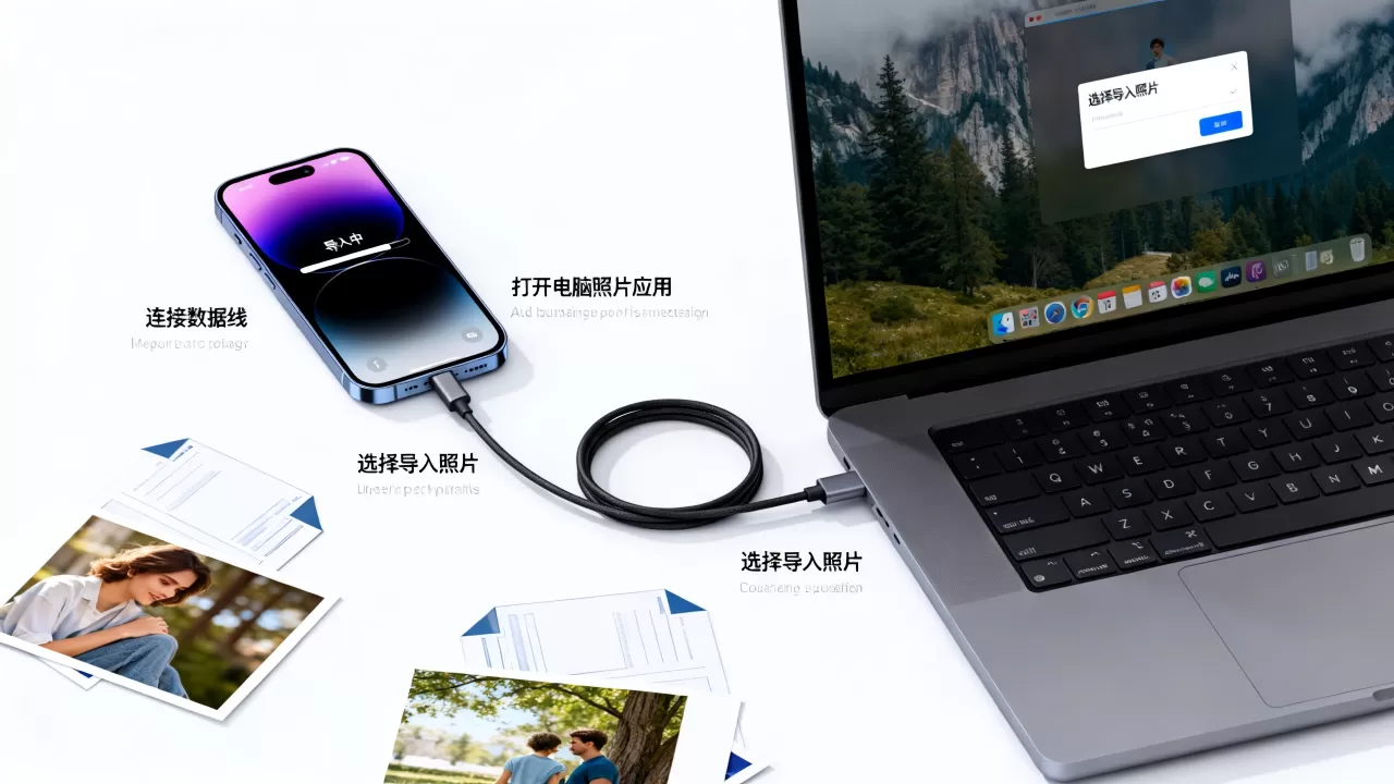怎样把图片导入iphone，iphone怎么导入照片