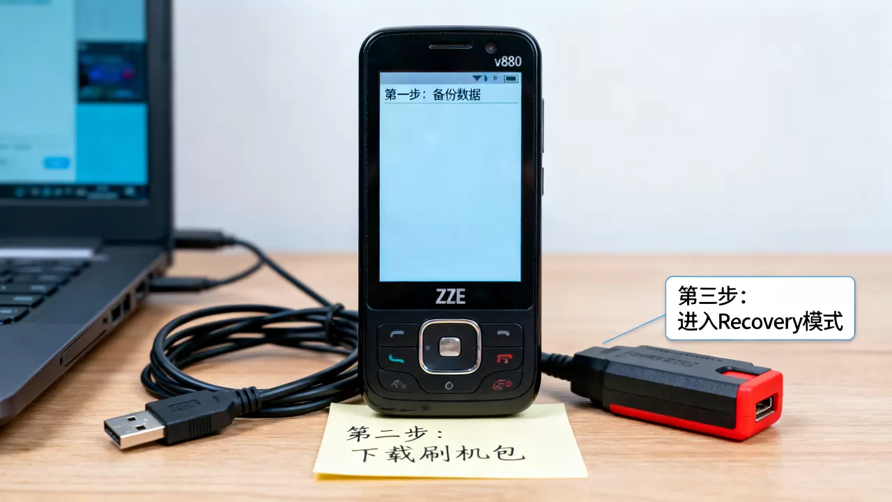 中兴手机v880刷机教程，v880刷机失败怎么办