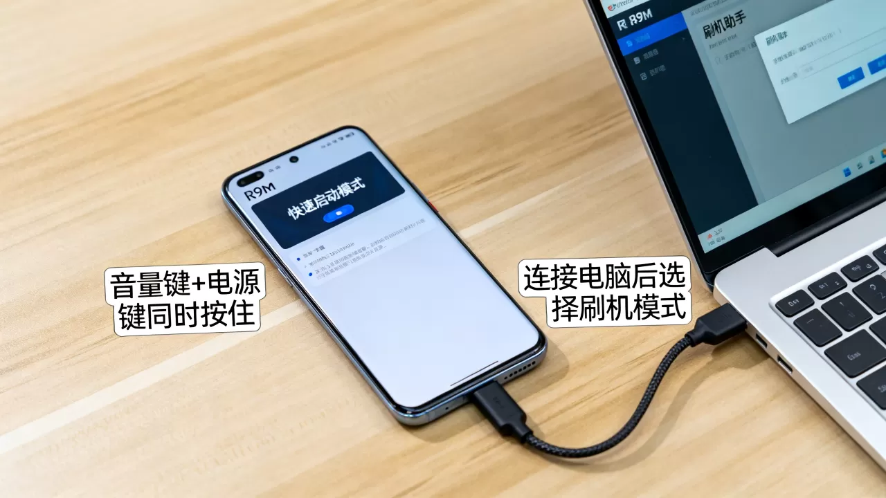 r9m刷机模式进不去，r9m刷机模式怎么解决