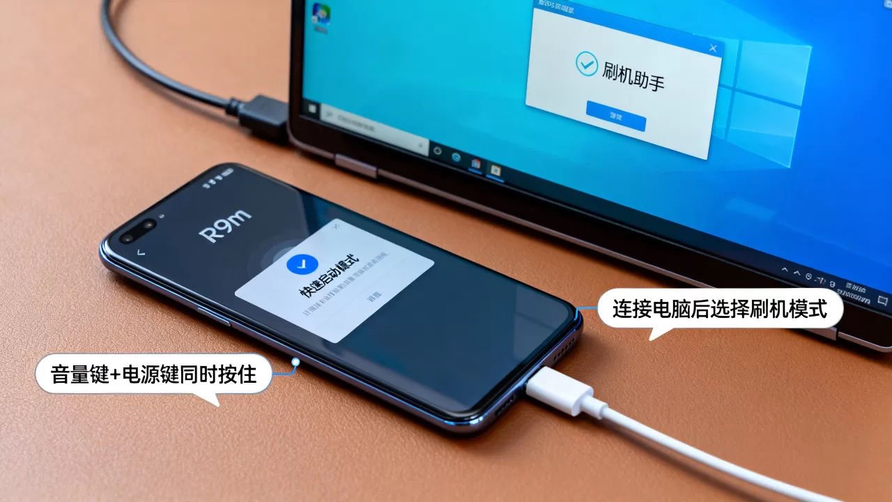 r9m刷机模式进不去，r9m刷机模式怎么解决
