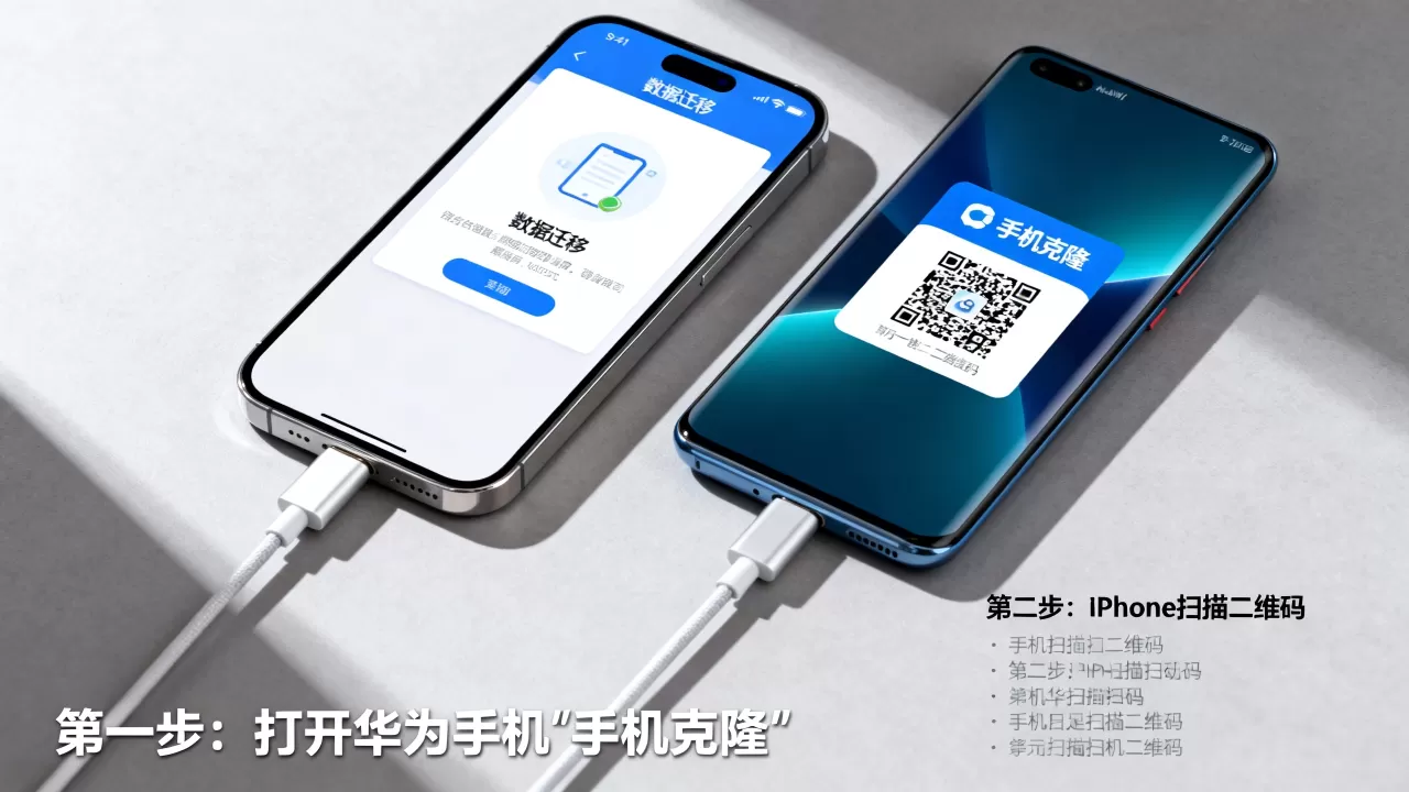 iphone怎么导入华为手机，iPhone数据迁移至华为