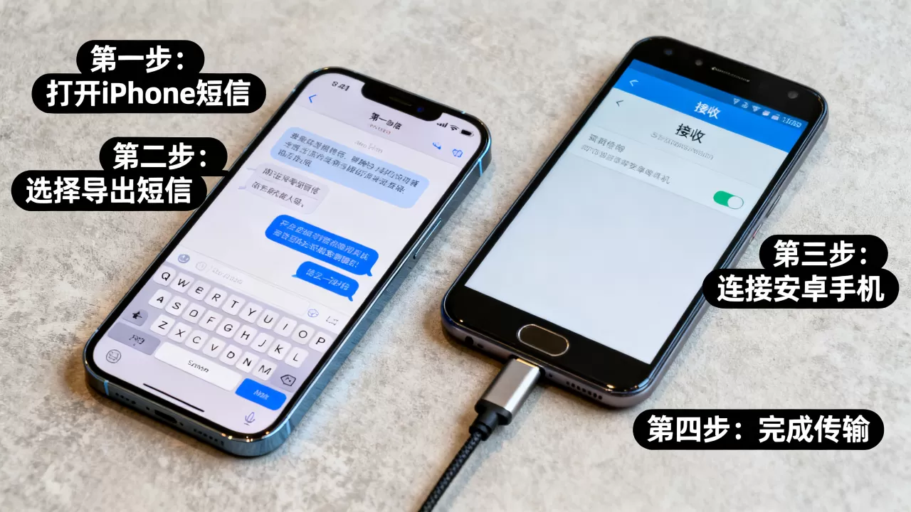 iphone怎么导出短信到安卓，iphone导出短信到安卓