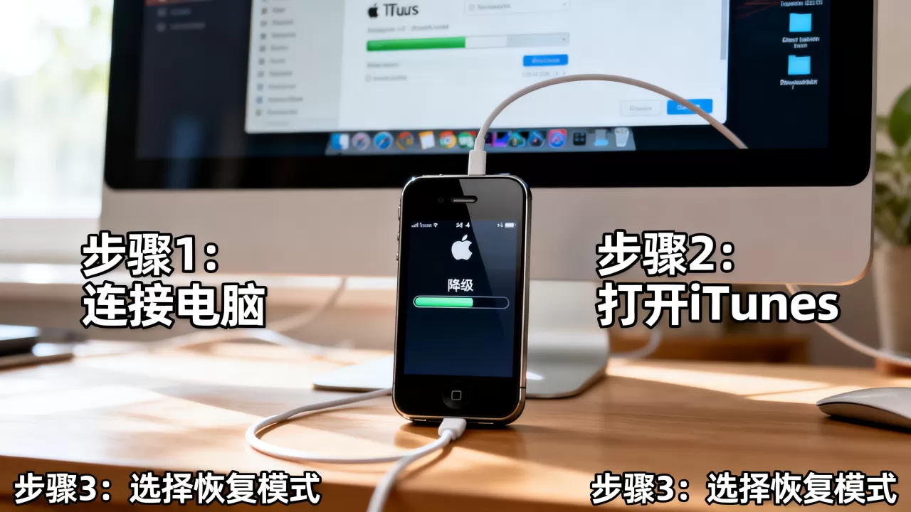 iphone4降级5教程，iphone4怎么降级到ios5