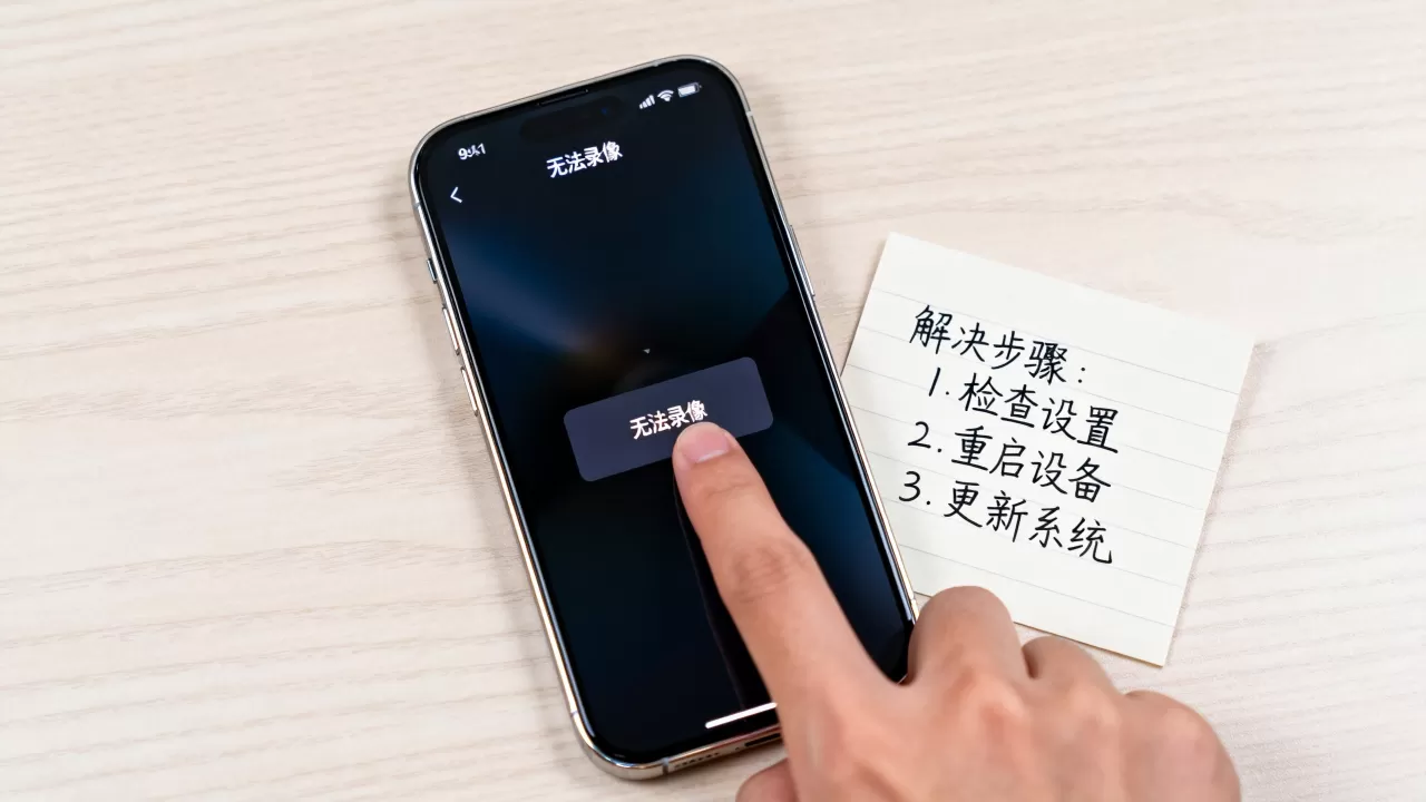 iphone没有录像功能了，苹果手机相机无法录像怎么解决