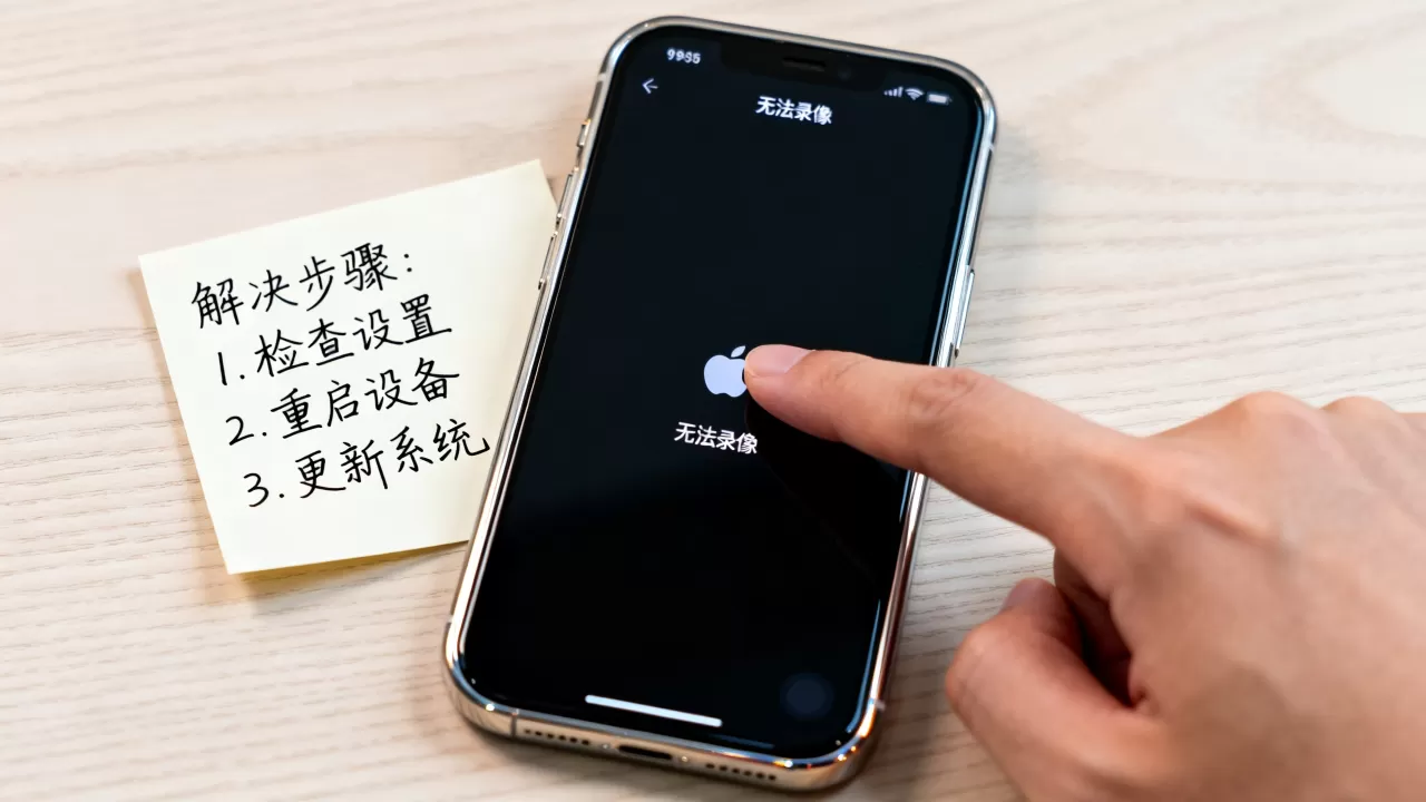 iphone没有录像功能了，苹果手机相机无法录像怎么解决