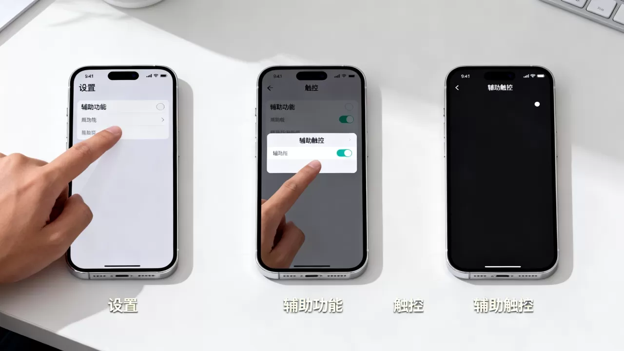iphone小白点怎么打开,iphone辅助触控在哪里设置 iphone小白点怎么打开,iphone辅助触控在哪里设置