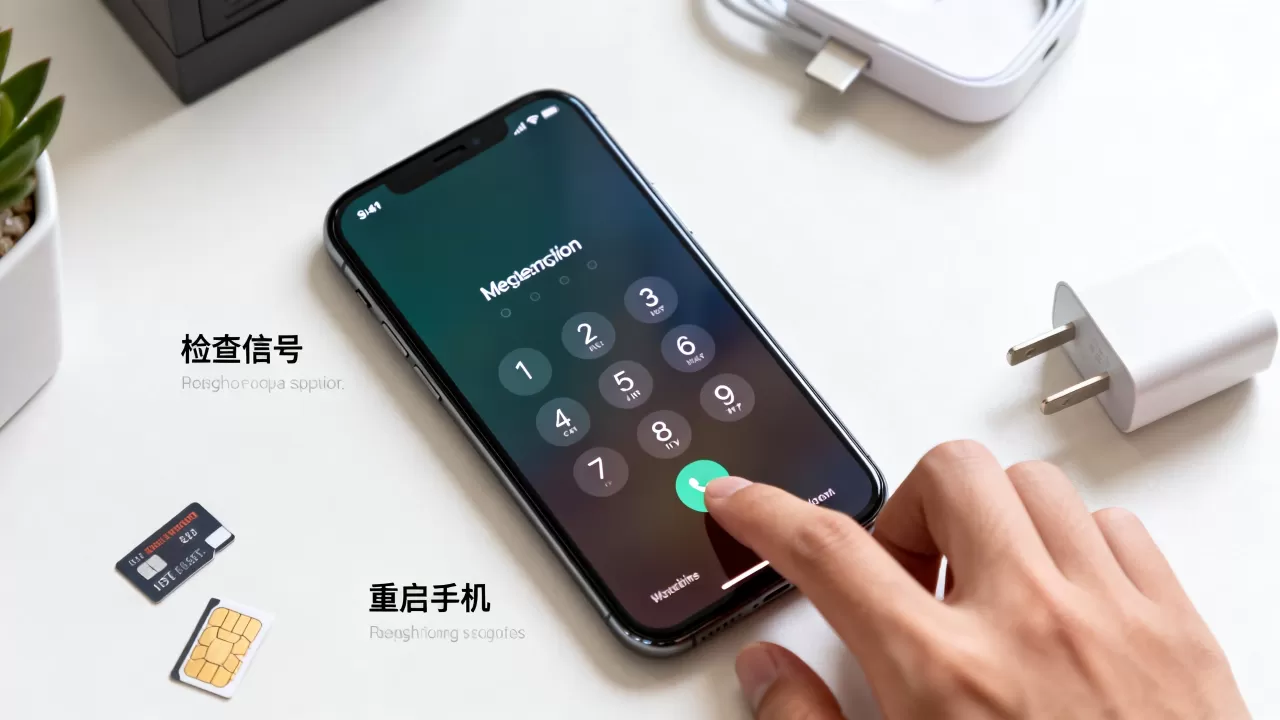 iphone只能接不能打怎么办，iphone只能接不能打电话