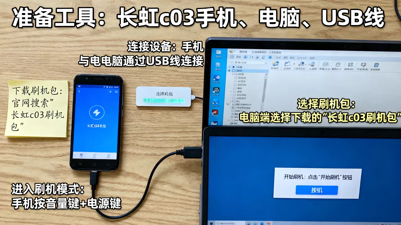 长虹c03刷机包教程，长虹c03刷机包怎么刷
