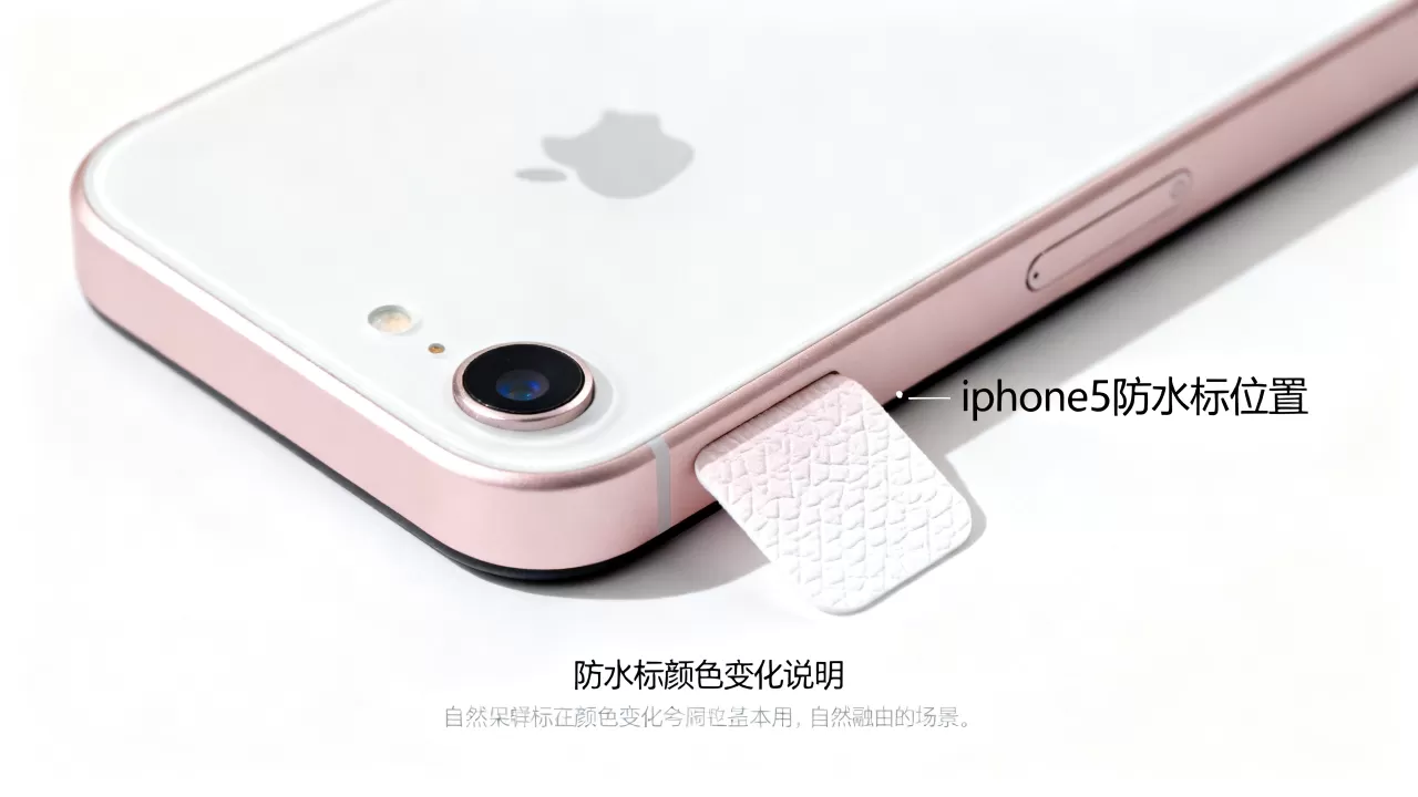 iphone5防水标是什么，iphone5防水标