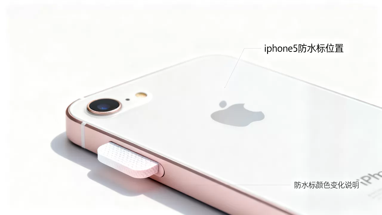 iphone5防水标是什么，iphone5防水标