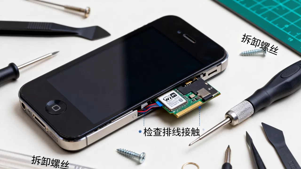 iphone4拆机wifi修不好怎么办，iphone4拆机