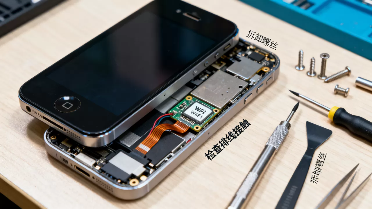 iphone4拆机wifi修不好怎么办，iphone4拆机