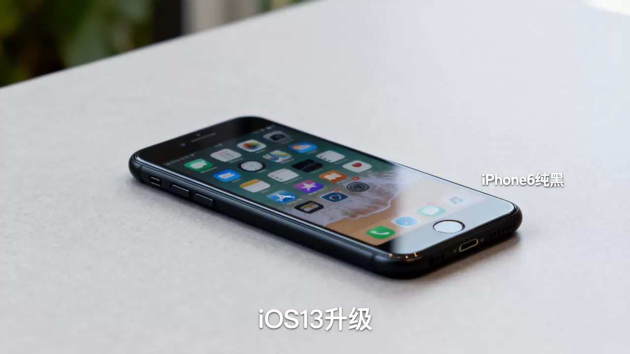 iphone6纯黑能升级ios13吗，iphone6纯黑