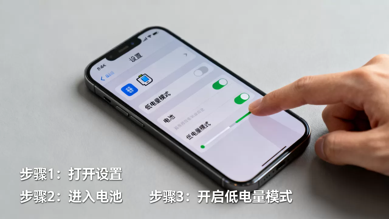 iphone省电模式怎么开，苹果手机省电模式开启方法