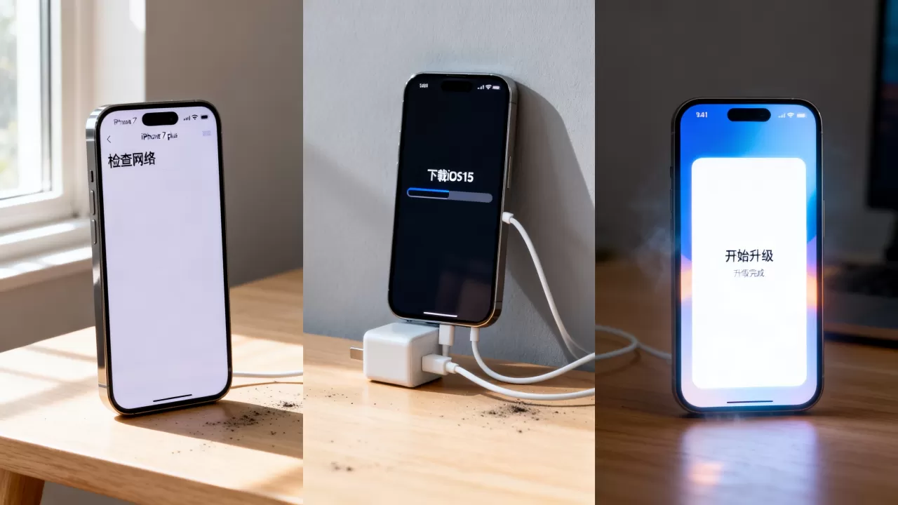 iPhone7plus怎么升级，iPhone7plus升级iOS15