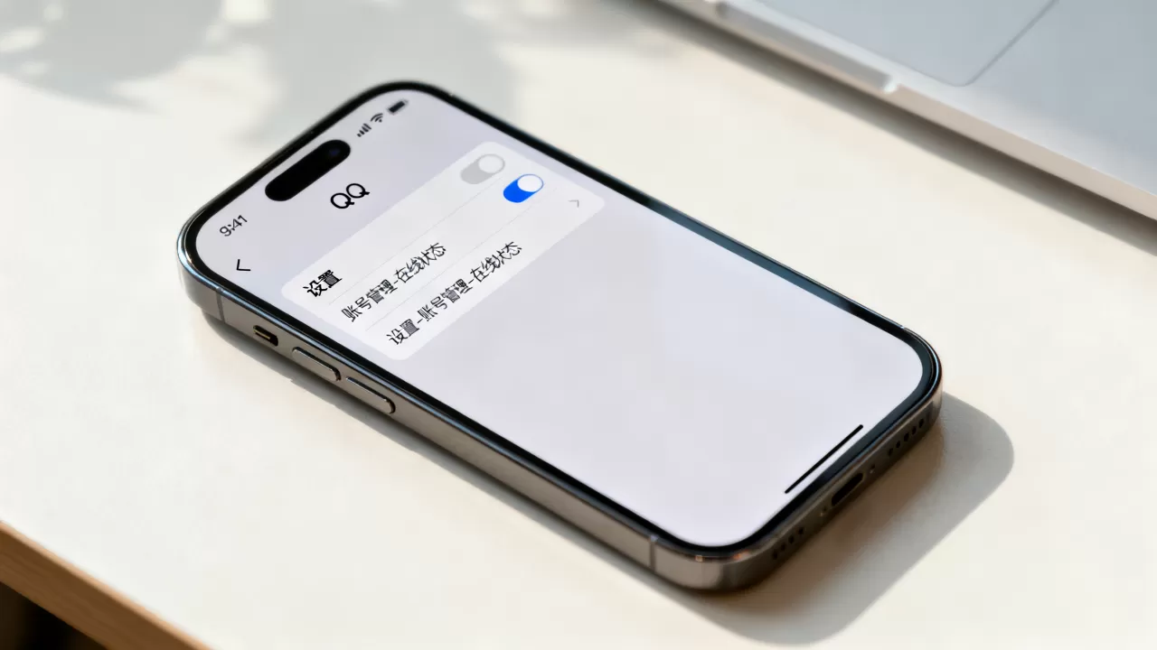 QQ显示iPhone怎么设置，iPhone手机QQ如何设置显示