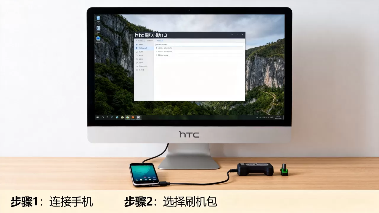 梦想htc刷机小助手1.3怎么用，htc刷机工具