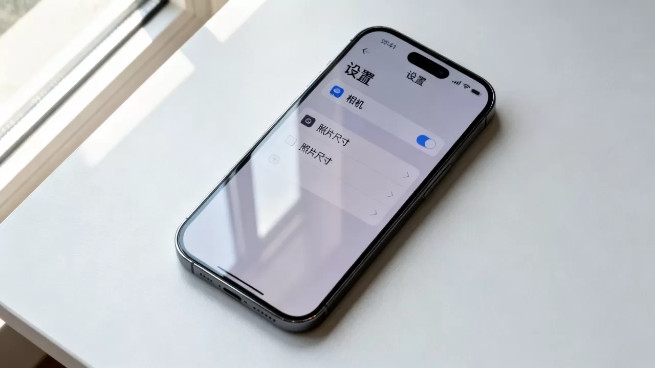 iphone设置相片大小设置，iphone照片尺寸怎么调