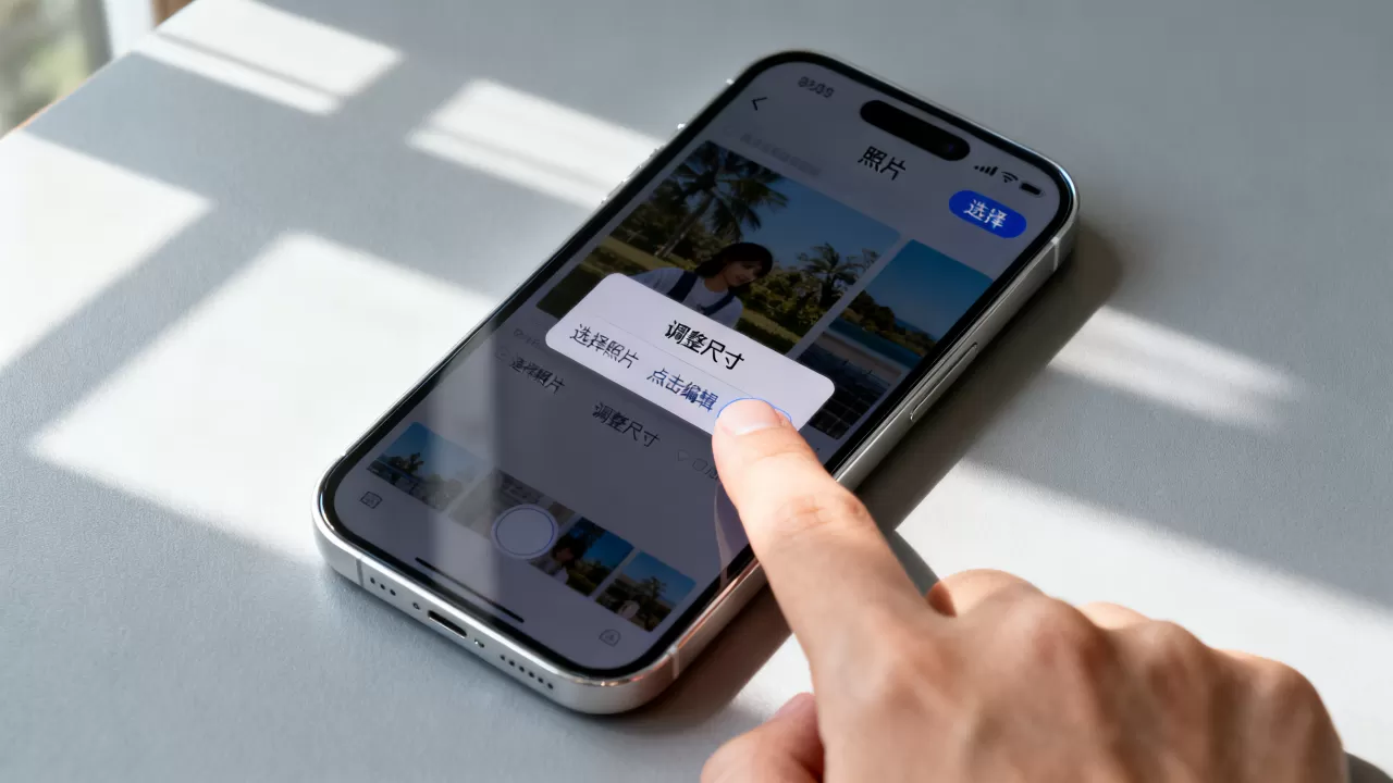iphone修改照片大小设置,iphone怎么调整照片尺寸 iphone修改照片大小设置,iphone怎么调整照片尺寸