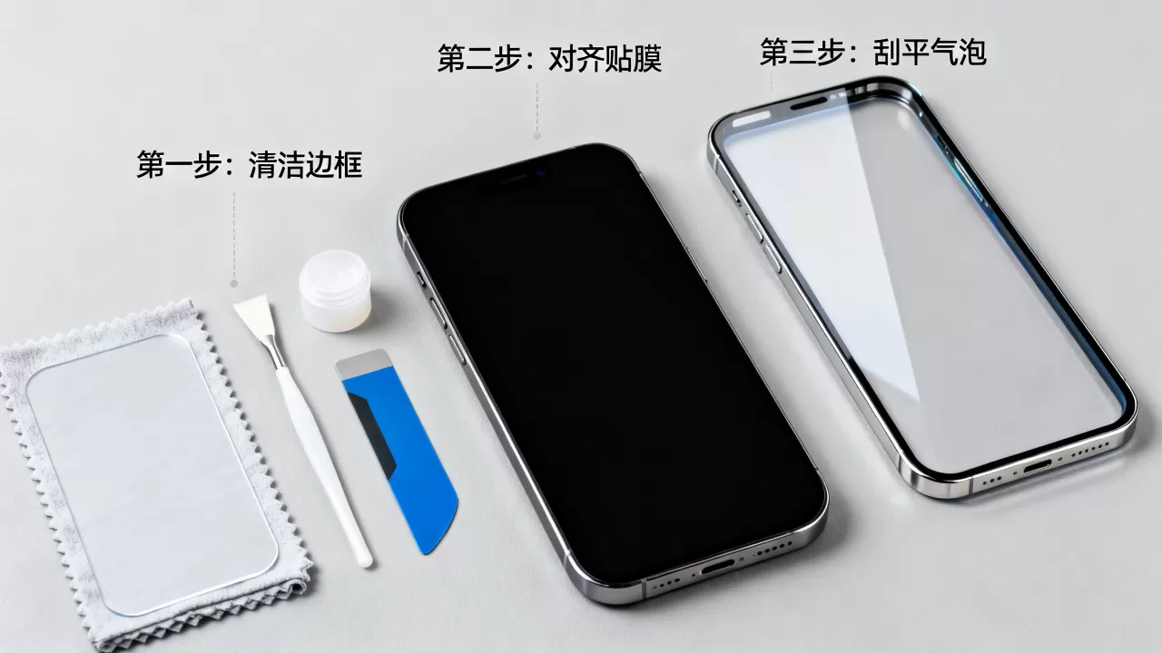 iPhone边框贴膜怎么贴不留痕?iPhone边框贴膜教程 iPhone边框贴膜怎么贴不留痕?iPhone边框贴膜教程