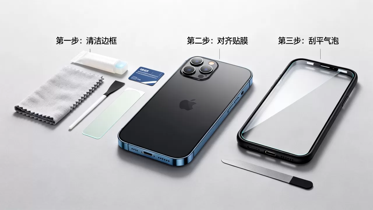 iPhone边框贴膜怎么贴不留痕?iPhone边框贴膜教程 iPhone边框贴膜怎么贴不留痕?iPhone边框贴膜教程