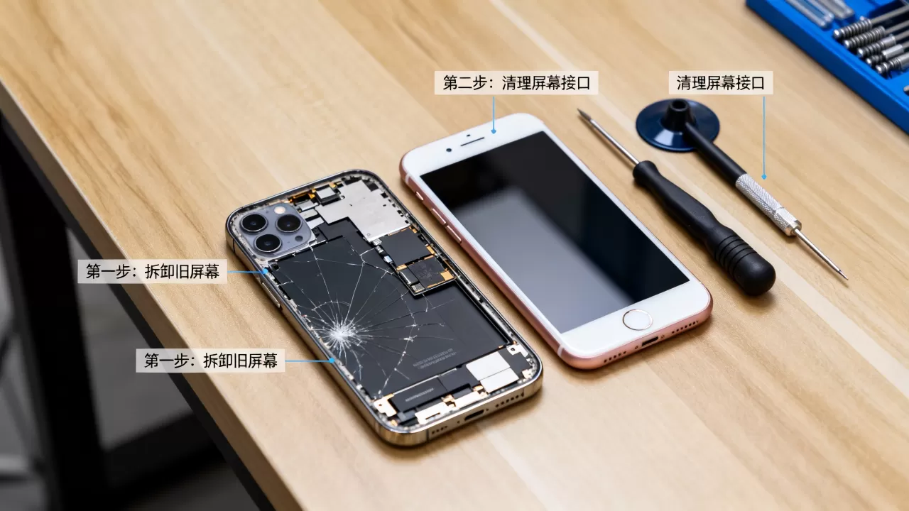 iphone后压屏幕怎么换,iphone换屏 iphone后压屏幕怎么换,iphone换屏