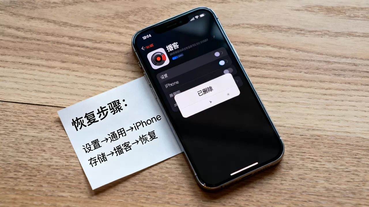 iphone播客删除了怎么恢复,iphone播客删除 iphone播客删除了怎么恢复,iphone播客删除