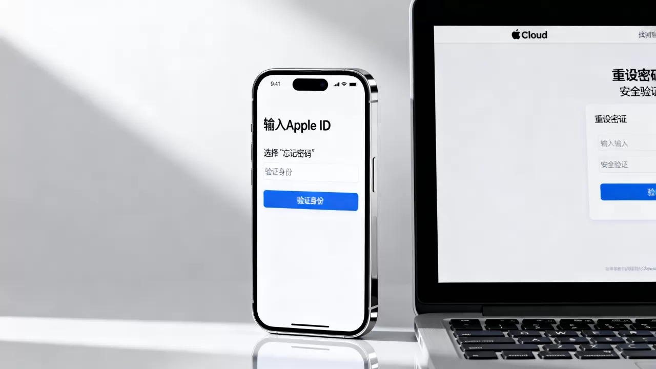 iPhone找回iCloud密码，苹果账号密码忘了怎么找回
