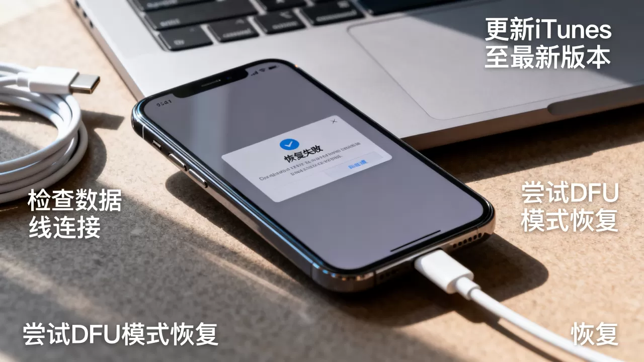 未能恢复iphone 29怎么办，iphone无法恢复怎么解决