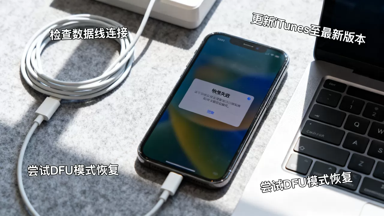 未能恢复iphone 29怎么办，iphone无法恢复怎么解决