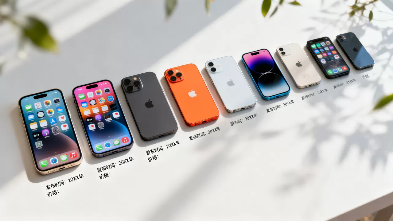 iPhone编年史，苹果历代机型发布时间及价格对比