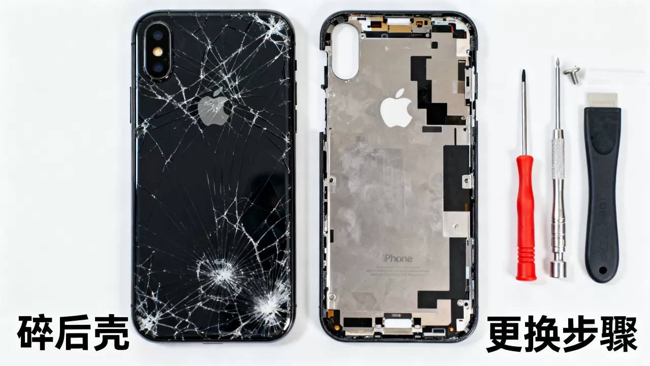 iphone黑色后壳碎了怎么办?iphone手机后盖更换价格 iphone黑色后壳碎了怎么办?iphone手机后盖更换价格