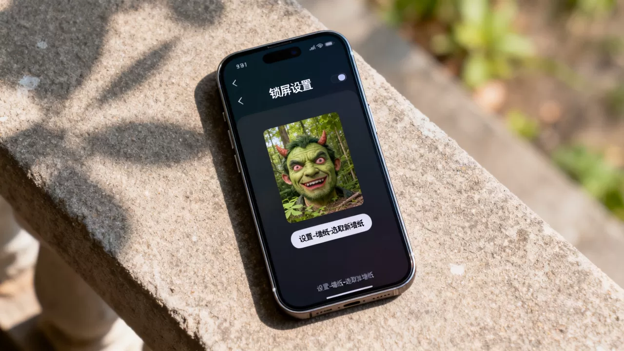 iphone恶搞锁屏怎么设置，iphone恶搞锁屏