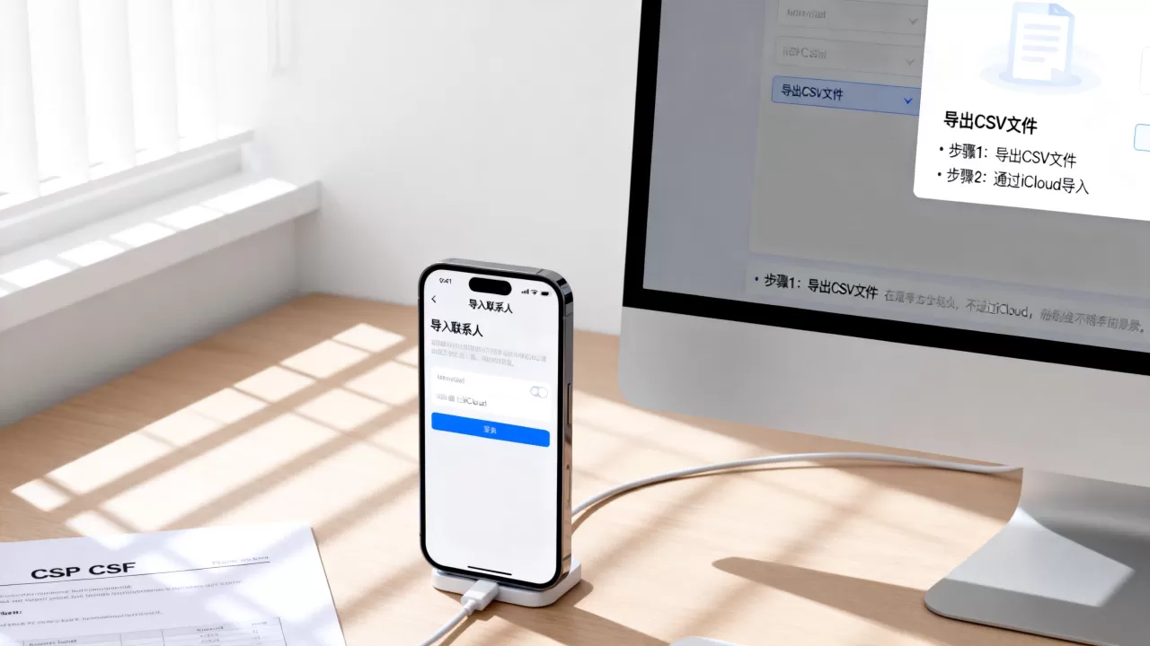csv格式导入iphone，iphone怎么从csv导入联系人