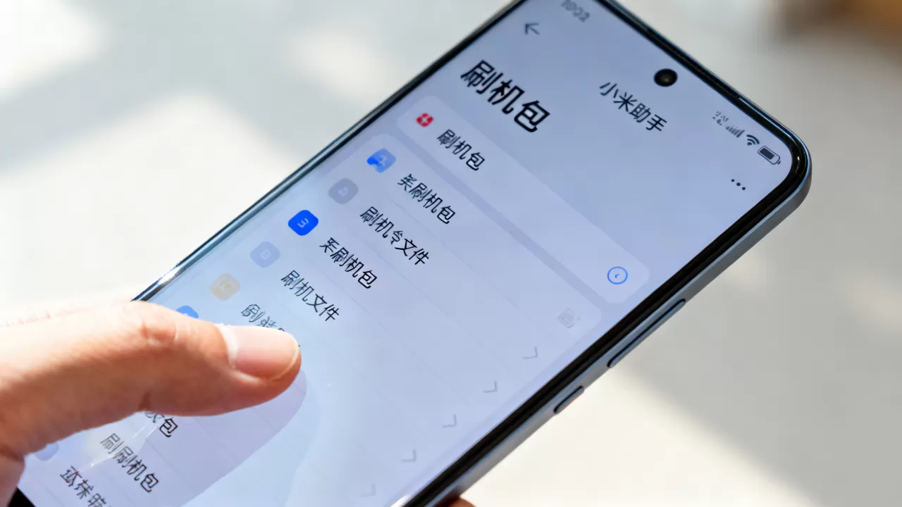小米助手选择刷机包，小米助手选择刷机包