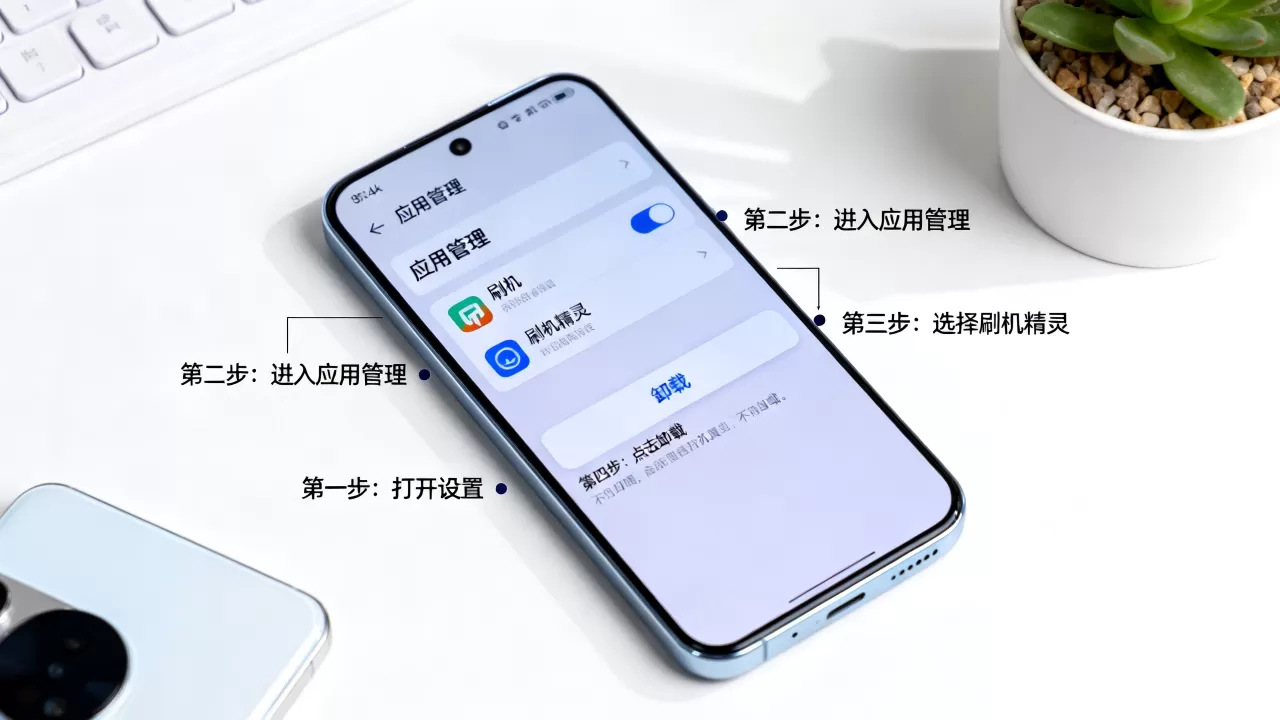 如何卸载手机刷机精灵，刷机精灵怎么彻底卸载
