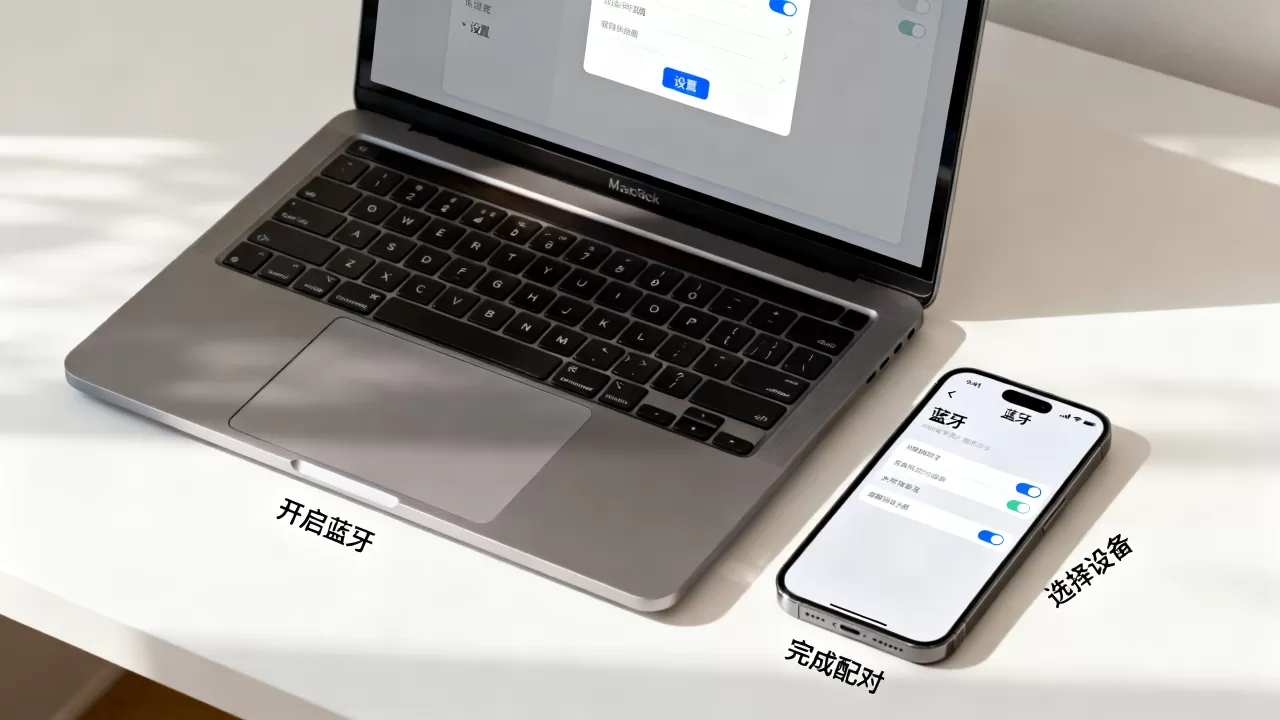 mac和iphone无线同步怎么设置，mac iphone 无线同步