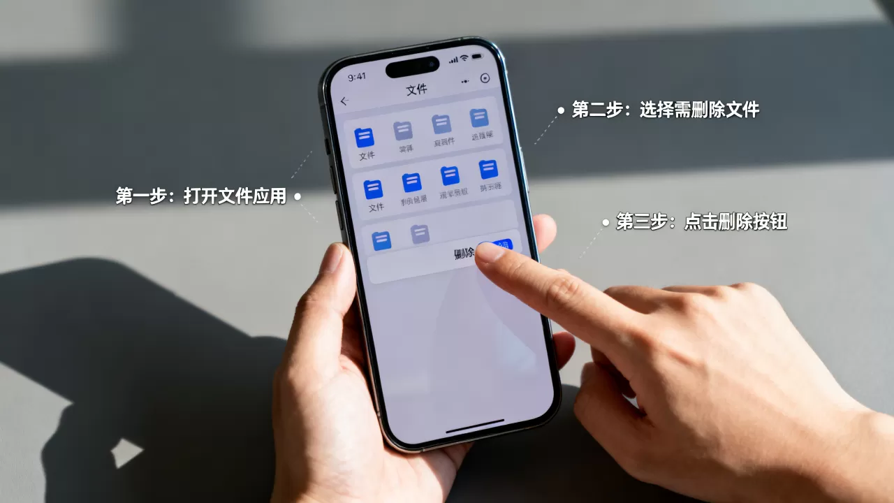 iphone怎样删除文件，iphone删除文件的方法