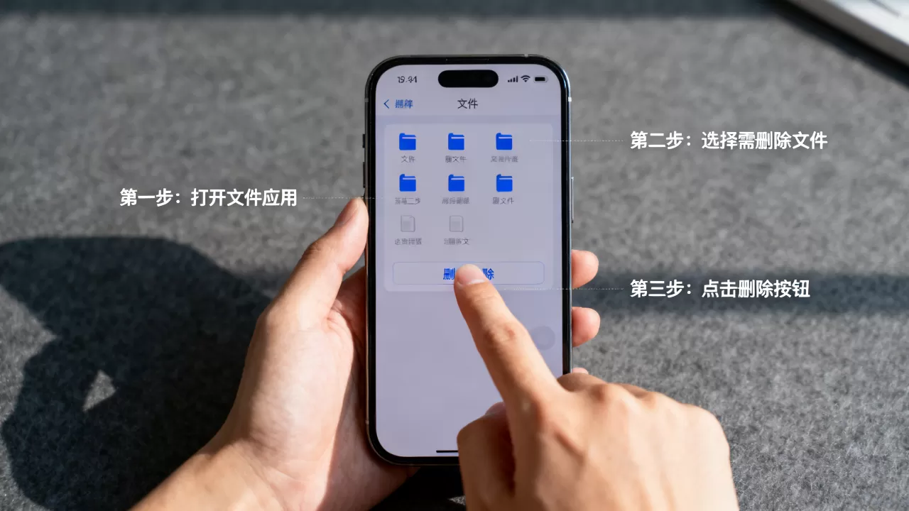 iphone怎样删除文件，iphone删除文件的方法