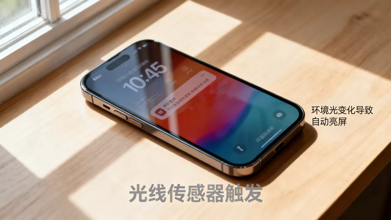 iphone自己亮屏怎么回事，iphone自动亮屏