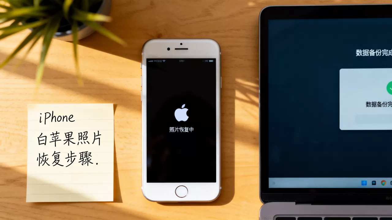 iPhone白苹果照片删了怎么恢复？iPhone白苹果照片恢复