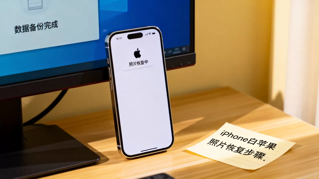 iPhone白苹果照片删了怎么恢复？iPhone白苹果照片恢复